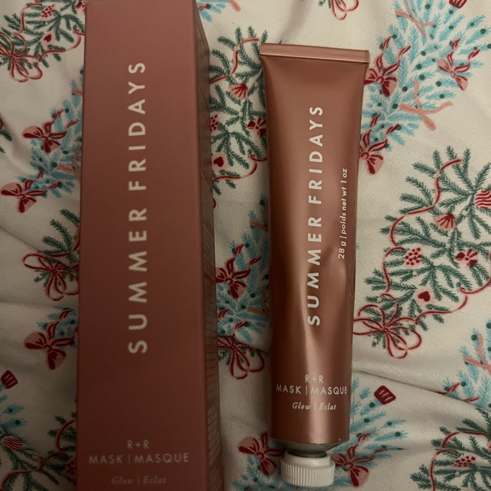Summer Fridays R+R Mask in Metallic Rose